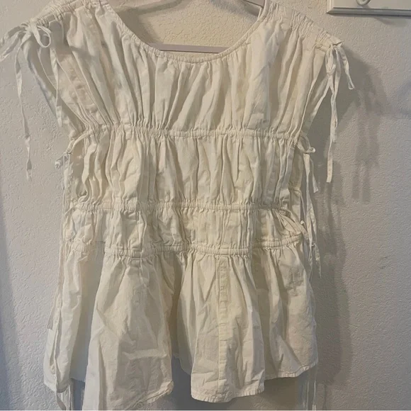 ARRANGE ruched top with drawstring detail - Picture 4 of 10